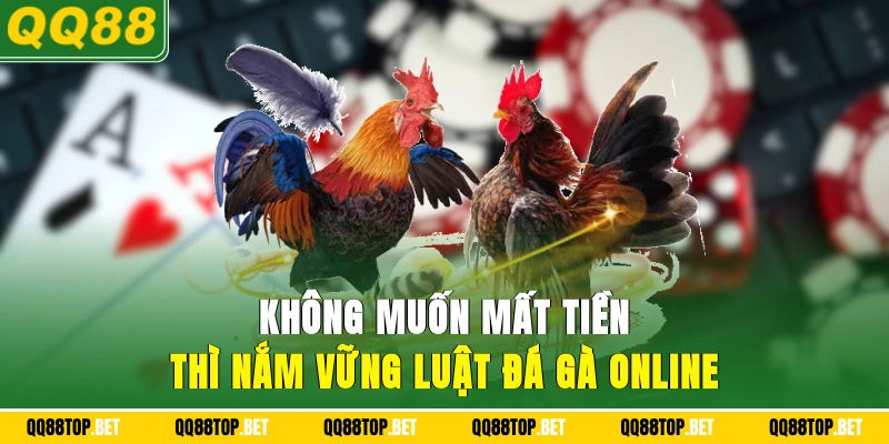 không muốn mất tiền thì nắm vững luật đá gà online